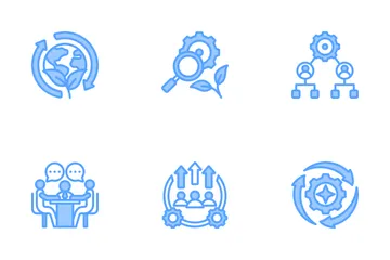 Desarrollo sostenible Paquete de Iconos