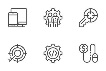 Desarrollo web Paquete de Iconos