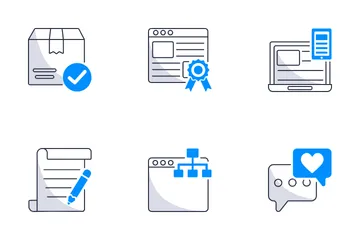 Desarrollo y diseño web Icon Pack