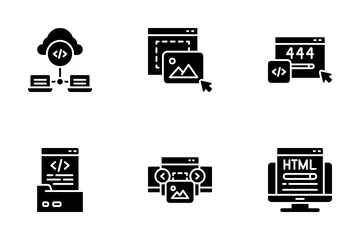 Desenvolvimento de sites Pacote de Ícones