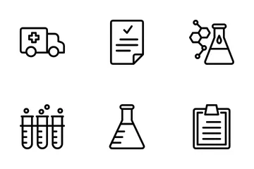 Desenvolvimento de vacinas Icon Pack