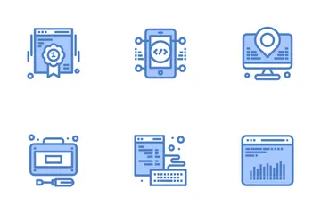 Desenvolvimento web Pacote de Ícones