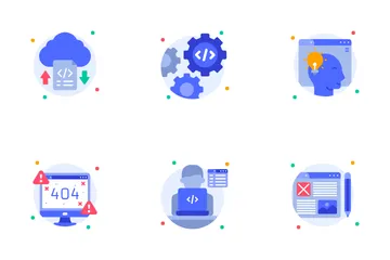Desenvolvimento web Pacote de Ícones