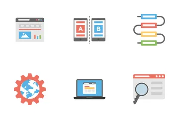 Desenvolvimento Web 2 Pacote de Ícones