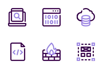 Desenvolvimento web Pacote de Ícones