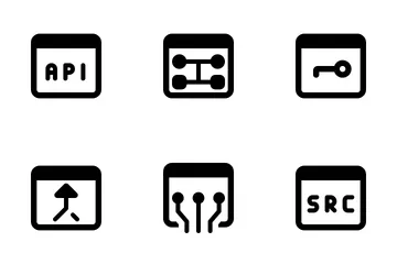 Desenvolvimento web Icon Pack