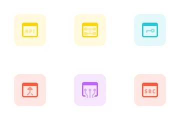 Desenvolvimento web Pacote de Ícones