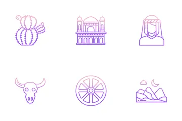 Desierto Paquete de Iconos