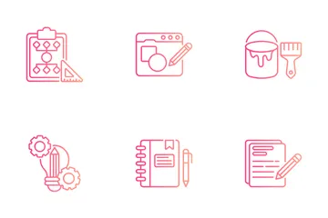 Design And Creative Services Icon Pack