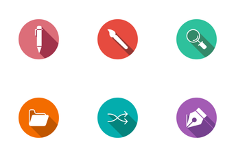 Design Circle Shadow  Icon Pack