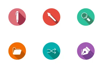 Design Circle Shadow  Icon Pack