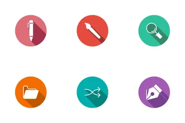 Design Circle Shadow  Icon Pack
