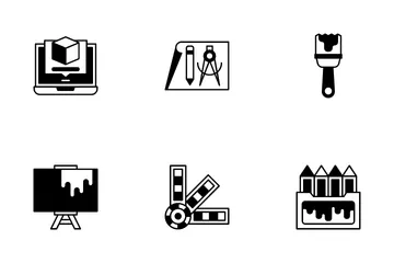 Design Creativity Tool Icon Pack