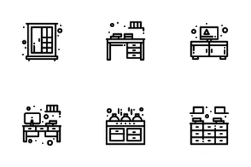 Design de interiores Icon Pack