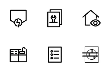 Design de interiores Icon Pack