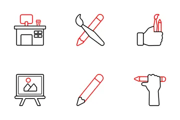 Design e Criatividade Pacote de Ícones