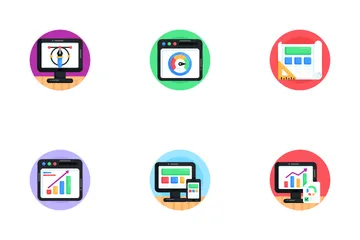 Design e desenvolvimento de aplicativos móveis para web Icon Pack