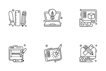 Design gráfico e recursos Pacote de Ícones