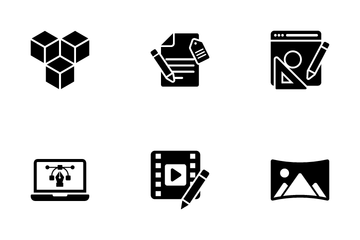 Design,Graphics And Photography Icon Pack