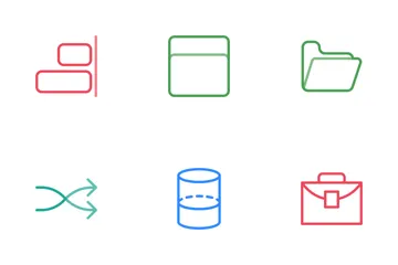 Design Line Color Icon Pack