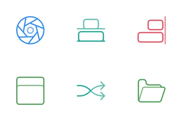 Design Line Color Icon Pack