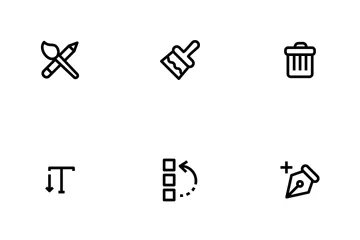 Design Outline Icon Pack