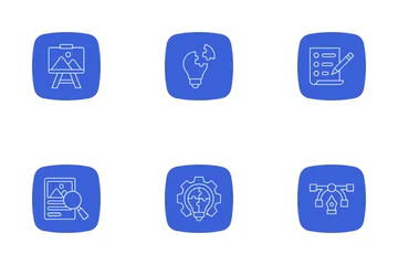 Pensamento de design Pacote de Ícones