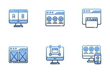 Design responsivo Pacote de Ícones