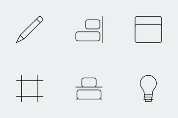 Design Thin Line Icons Icon Pack