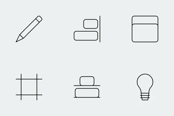 Design Thin Line Icons Icon Pack