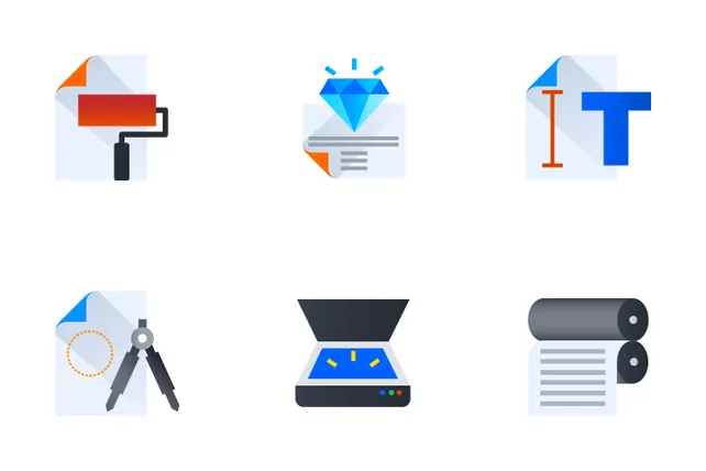 Design Thinking Icon Pack - 50 Flat Design & Development Icons | SVG ...