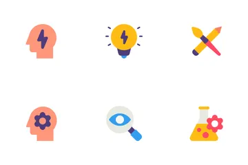 Design Thinking (Flat) Icon Pack