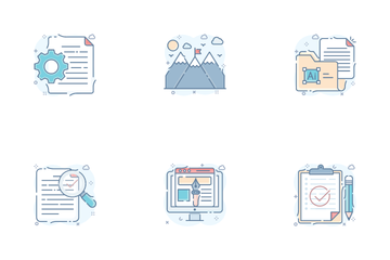 Design Tools And Creative Process Icon Pack