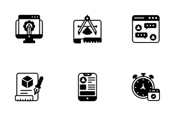 Design und Entwicklung Icon Pack