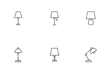 Desk Lamp Icon Pack