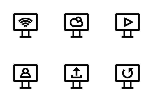 Download Desktop Icon pack Available in SVG, PNG & Icon Fonts