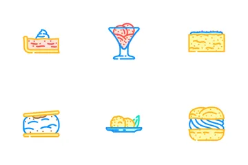 Dessert Cake Food Sweet Icon Pack