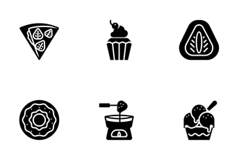 Dessert Recipes Icon Pack