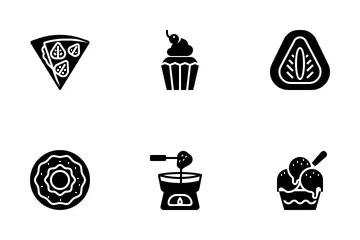 Dessert-Rezepte Icon Pack