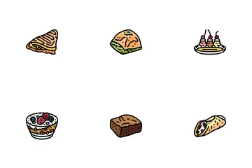 Dessert Sweet Food Cake Candy Icon Pack
