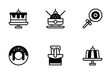 Desserts And Candies Icon Pack
