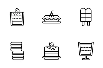 Desserts And Candies Icon Pack