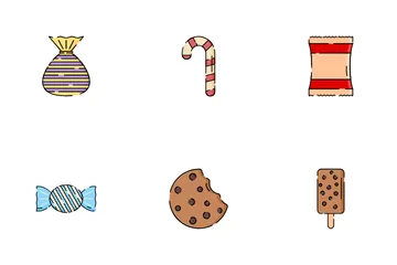 Desserts And Candies Icon Pack