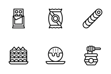 Desserts And Candies Icon Pack