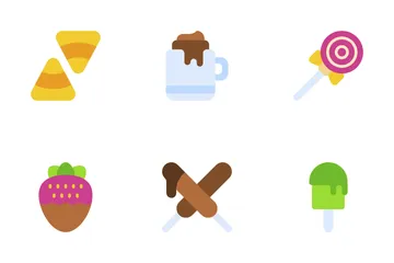 Desserts And Candies Icon Pack