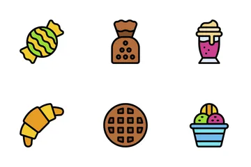 Desserts And Candies Icon Pack