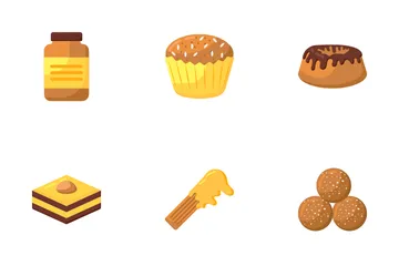 Desserts And Chocolates Icon Pack