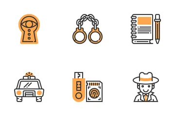 Detective Elements  Icon Pack