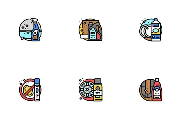 Detergente Paquete de Iconos