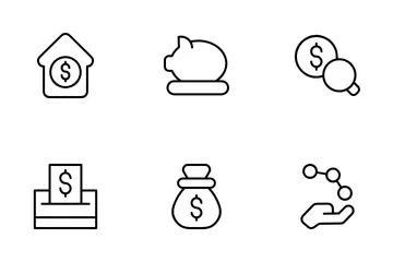 Deuda Paquete de Iconos